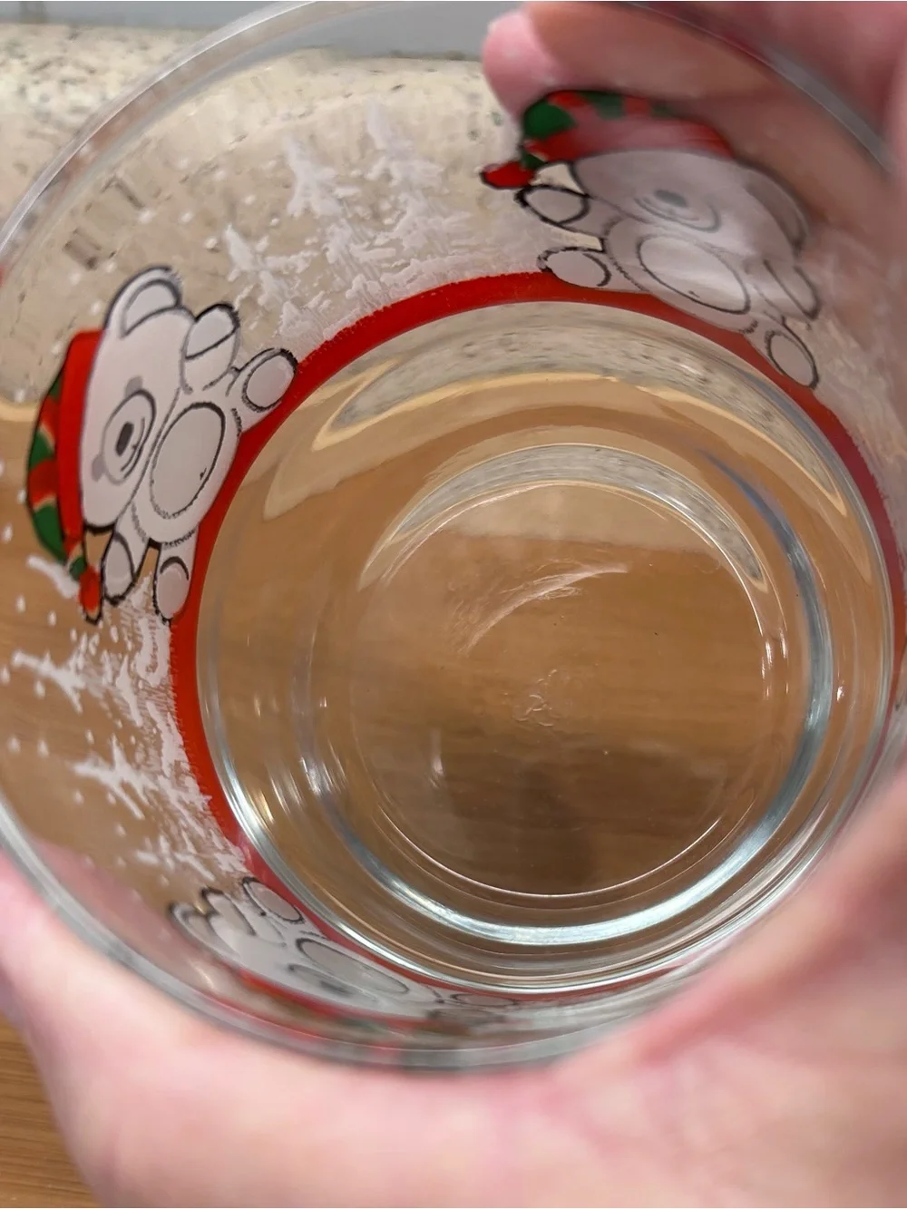 #Vintage #Teddy Bear #Christmas Glasses (set of 4)